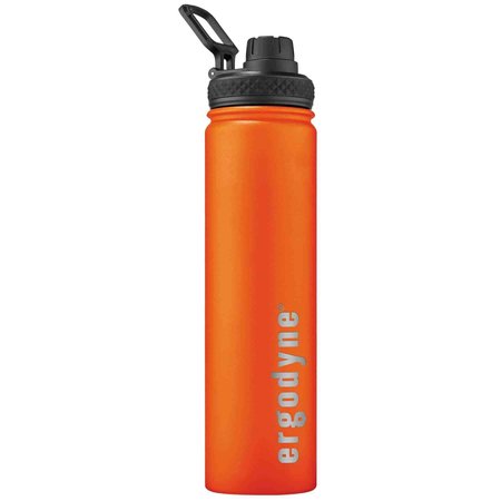 Ergodyne 5152 750 Ml Orange Insulated Stainless Steel Water Bottle 13166